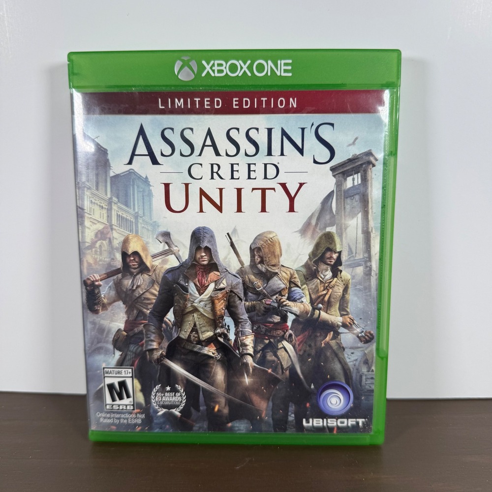 Xbox One Assassin's Creed Unity‎ Limited Edition Ubisoft Video Game Pre Owned